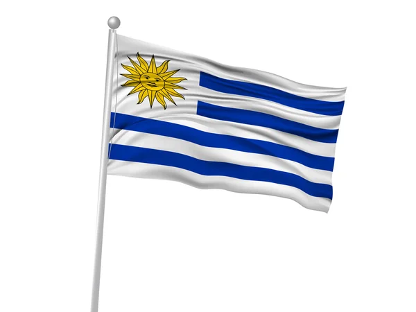 Drapeau national de l'Uruguay icône du drapeau — Image vectorielle