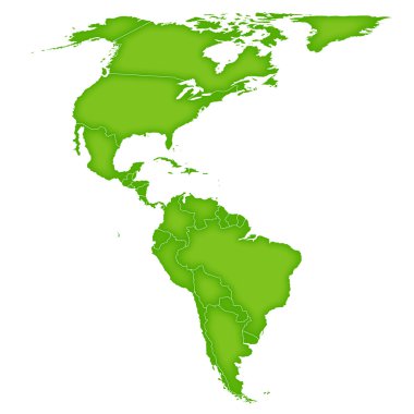 Amerika harita simgesi simgesi