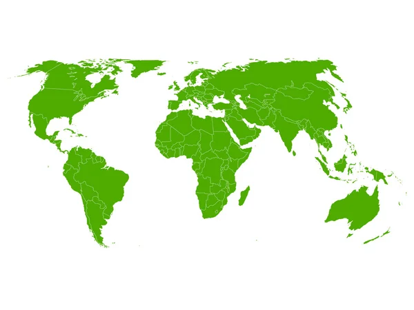 Mapa del mundo icono símbolo — Archivo Imágenes Vectoriales