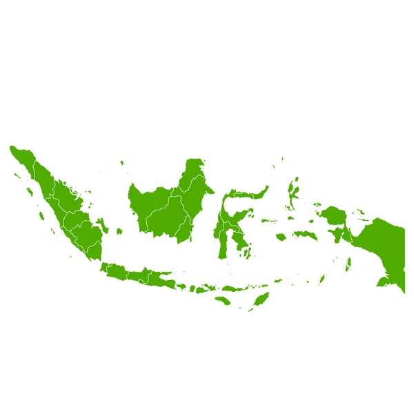 Indonezja mapa kraju ikona — Wektor stockowy