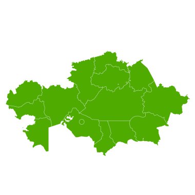Kazakistan harita ülke simgesi