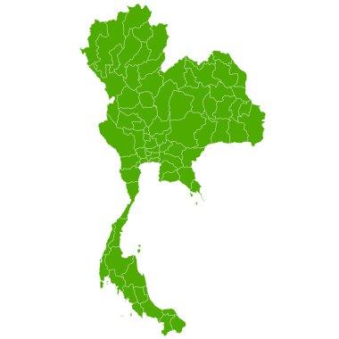  Tayland harita ülke simgesi