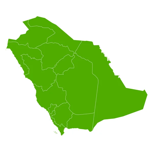 Arabia Saudyjska mapę kraju ikona — Wektor stockowy