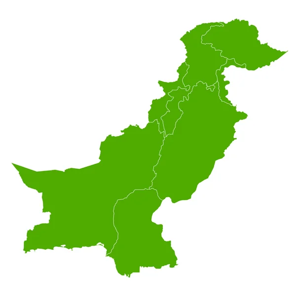 Pakistan mapę kraju ikona — Wektor stockowy
