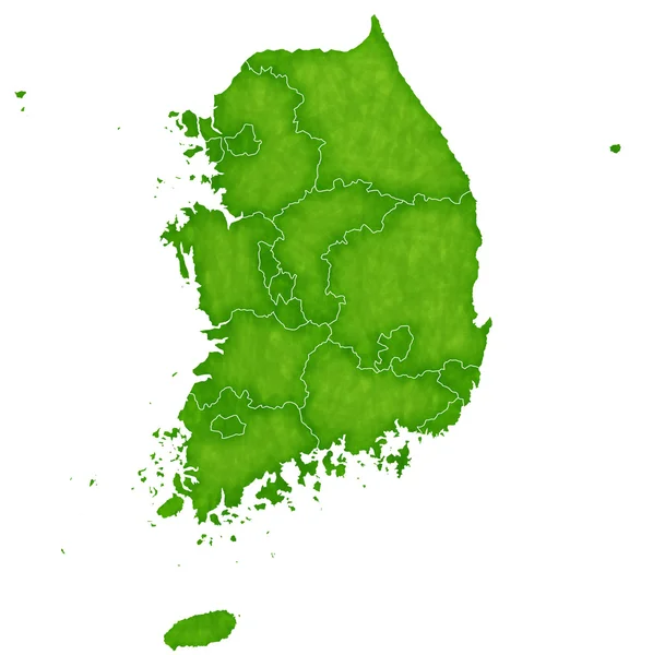 South Korea map country icon — Stock Vector