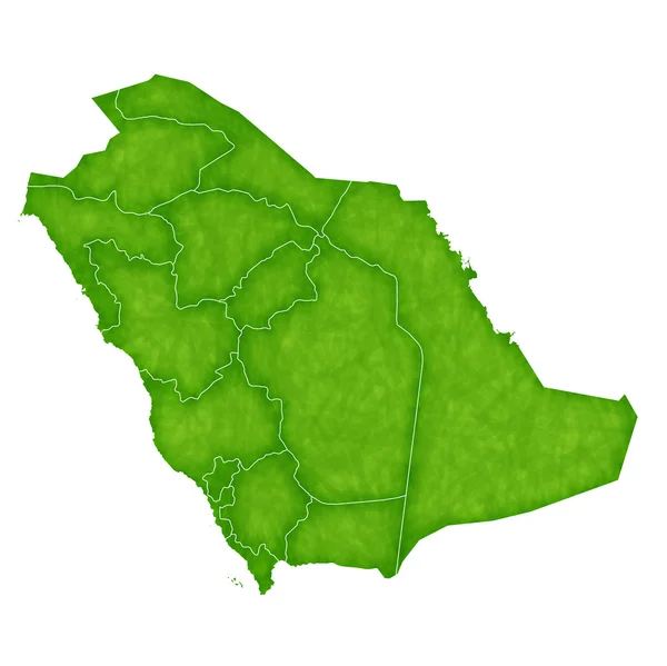 沙特阿拉伯地图国家图标 — 图库矢量图片