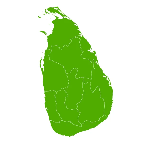 Sri lanka karte land icon — Stockvektor