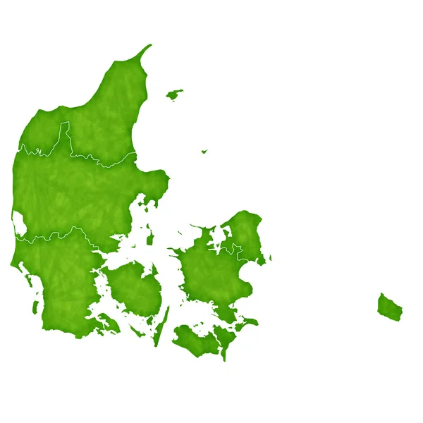 Danemark carte Icône du pays — Image vectorielle