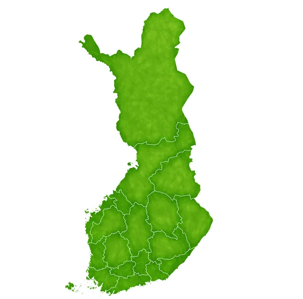 Finlândia mapa País ícone — Vetor de Stock