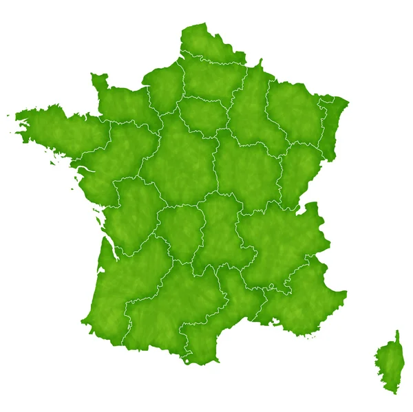 แผนที่ไอคอนประเทศฝรั่งเศส — ภาพเวกเตอร์สต็อก