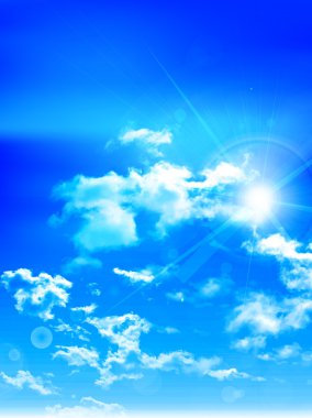  Gökyüzü yaz manzara arka plan