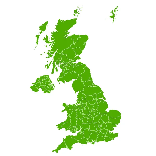 Reino Unido mapa País ícone — Vetor de Stock