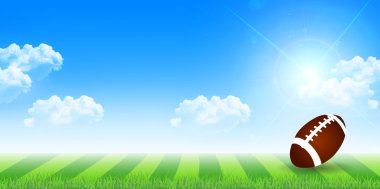 Rugby gökyüzü manzara arka plan
