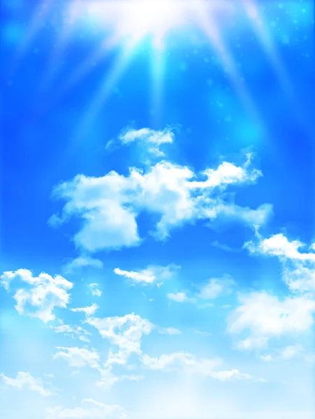 Sky summer landscape background