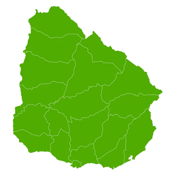 Uruguay carte Icône du pays — Image vectorielle