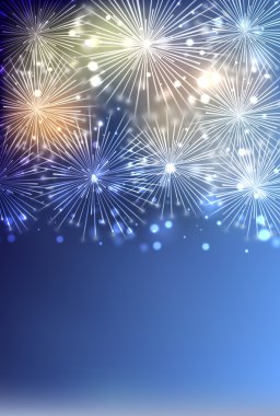 Havai fişekler gece gökyüzü arkaplanı