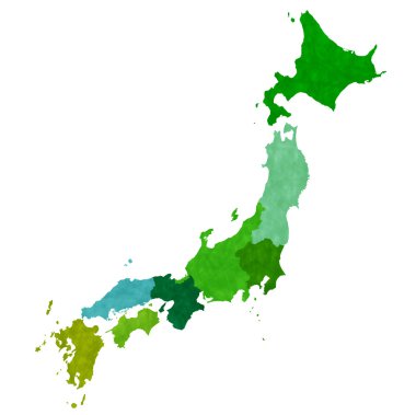 Harita Japonya ülke simgesi