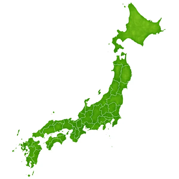 Mapa Japón país icono — Vector de stock