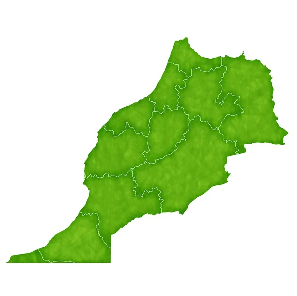 Marocco Mappa icona del paese — Vettoriale Stock