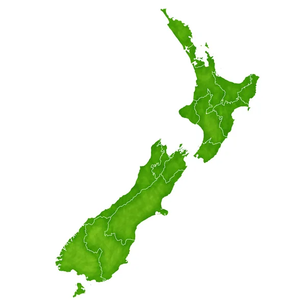 Kaartpictogram land Nieuw-Zeeland — Stockvector