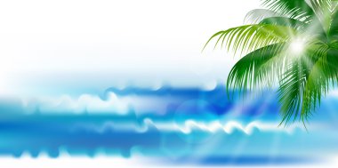 Deniz yaz manzara arka plan