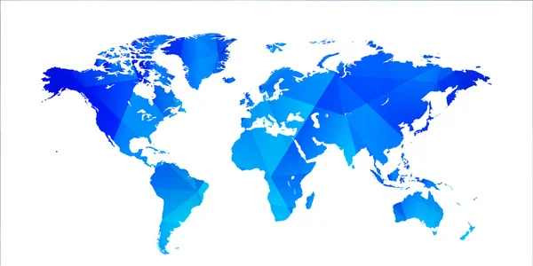 Mapa do mundo ícone do mar — Vetor de Stock