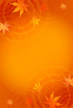 Sonbahar, sonbahar manzarası arka planından ayrılıyor