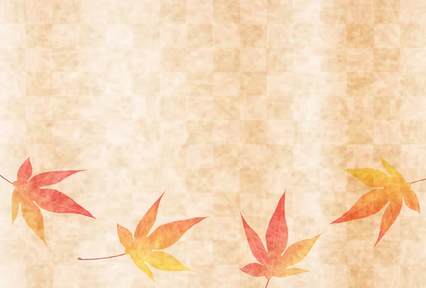 Otoño hojas de arce fondo otoño — Vector de stock