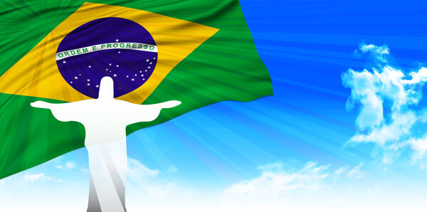 Бразильский фон Рио-де-Жанейро
