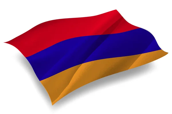 Ikona flagi kraju Armenia — Wektor stockowy