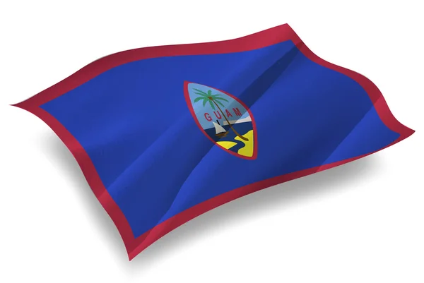 Guam Country flag icon — Stock Vector