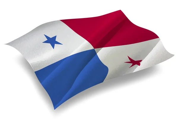 Bandera de Panamá País icono — Vector de stock