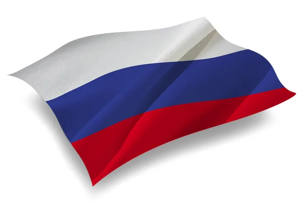Rusia País icono de la bandera — Archivo Imágenes Vectoriales