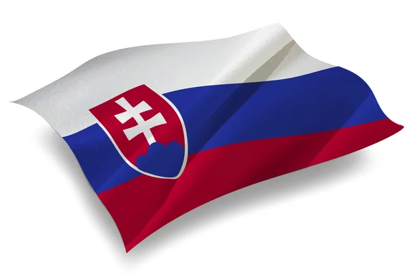 Slovakia Country flag icon — Stock Vector