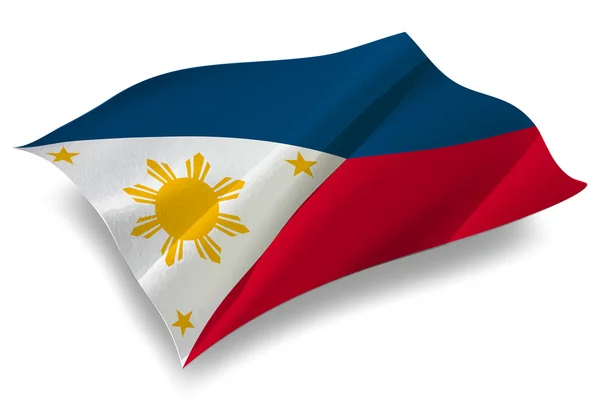 Значок прапора країни Філіппіни — стоковий вектор