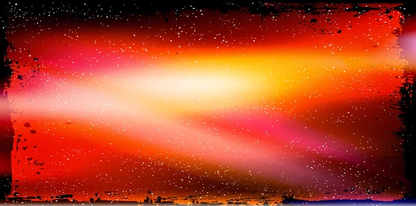 ハロウィーン夜空星の背景 — ストックベクタ
