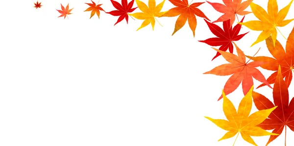 Autumn leaves fall leaf background — Stock Vector