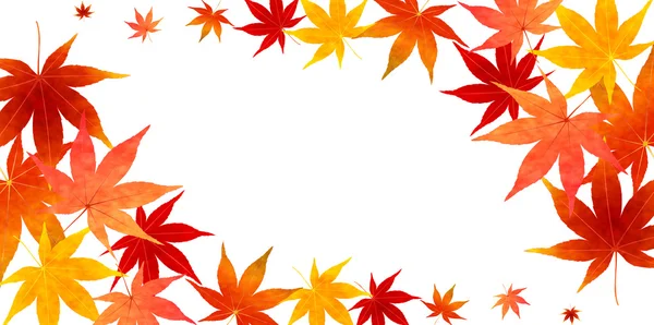 Herfstbladeren val blad achtergrond — Stockvector