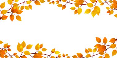 Sonbahar, sonbahar manzarası arka planından ayrılıyor