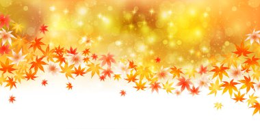 Sonbahar, sonbahar manzarası arka planından ayrılıyor