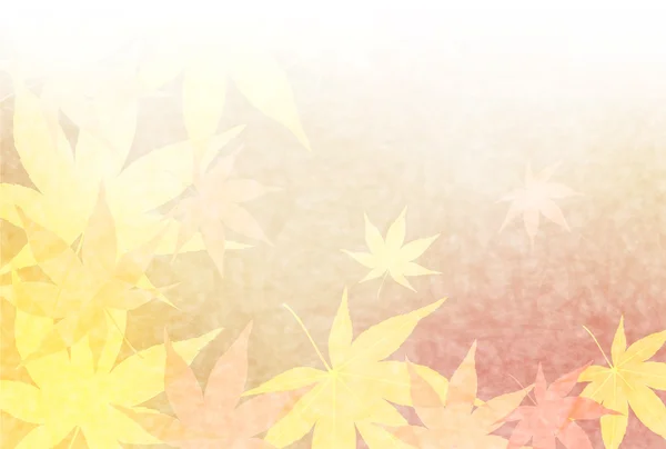 Otoño hojas otoño Papel japonés fondo — Archivo Imágenes Vectoriales