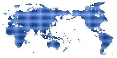 Dünya harita kare simgesi