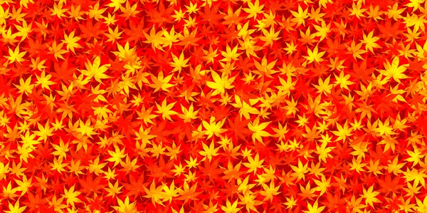 Herbst Blätter Herbst japanisches Papier Hintergrund — Stockvektor