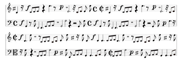 Note music music background