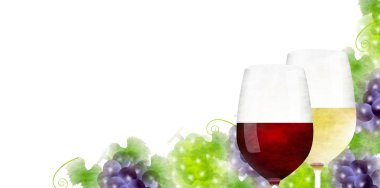 Üzüm şarap sonbahar arka plan