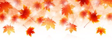 Sonbahar, sonbahar manzarası arka planından ayrılıyor