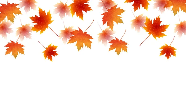 秋の紅葉風景の背景 — ストックベクタ