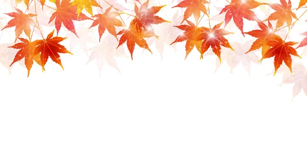 Otoño hojas otoño paisaje fondo — Vector de stock