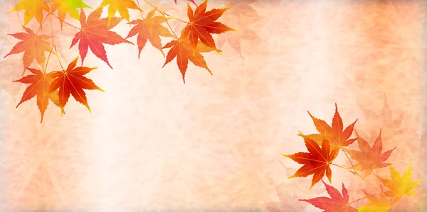Осенние листья осенний пейзаж — стоковый вектор