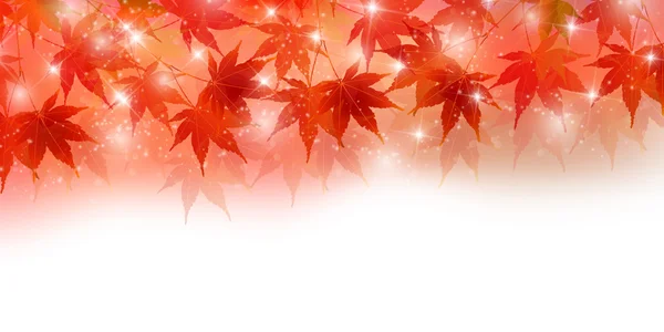 Осенние листья осенний пейзаж — стоковый вектор